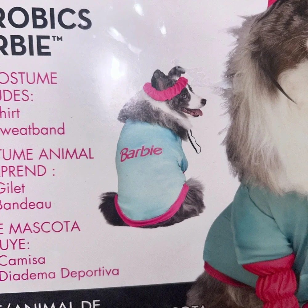 50%offw❤️ NEW InSpirit Design Aerobics Workout Barbie Dog Halloween Costume XS